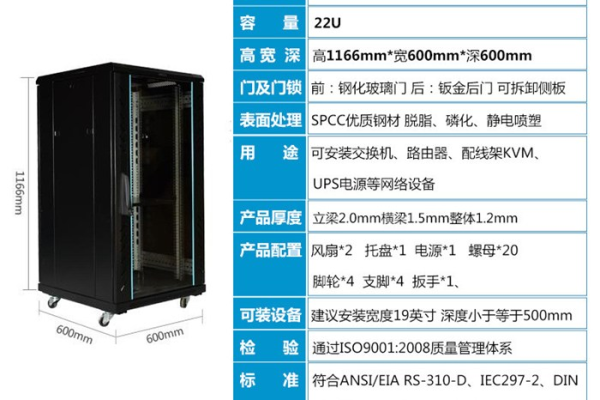 机柜参数中的‘U’代表什么？服务器中的‘U’又是什么意思？  第1张