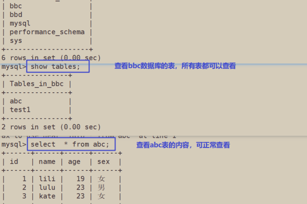 如何在MySQL中管理不同数据库的用户权限？