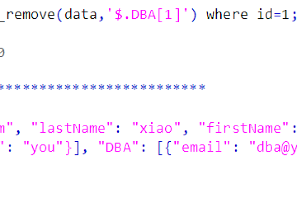 MySQL如何解析JSON数据，了解数据库术语解释  第1张