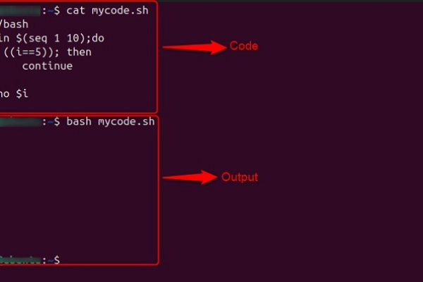 Linux 中的 continue 语句是如何工作的？