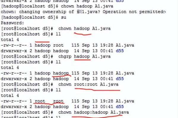 如何使用chgrp命令在Linux系统中更改文件或目录的组？