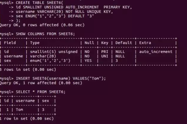 如何利用MySQL编写高效的表格数据库？  第1张