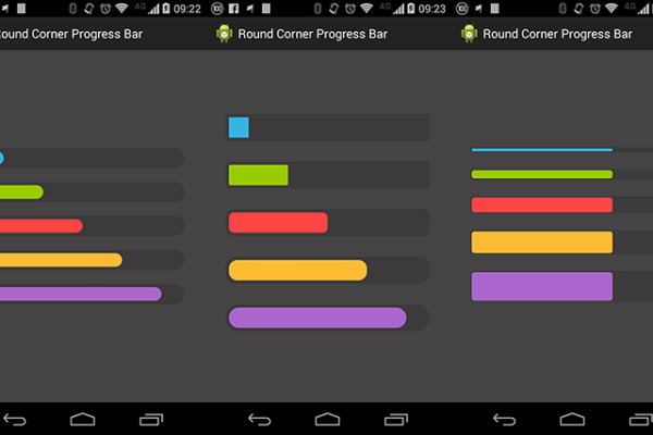 如何在Android中实现多段颜色进度条效果？