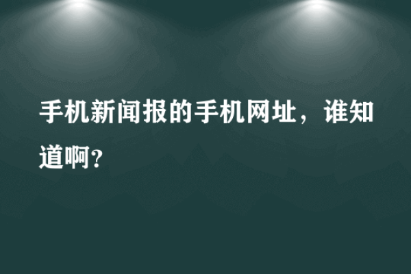 手机的网址是什么？  第1张