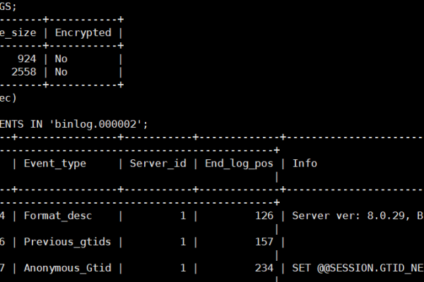 MySQL建数据库指令中，预处理指令是什么？