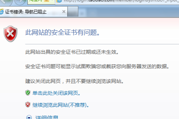 如何应对网站安全证书出现问题的有效策略?