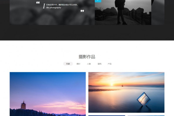 个人摄影网站模版_基于WordPress搭建个人网站（Linux）  第1张