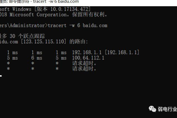 如何使用Tracert命令准确定位网络故障位置？  第1张