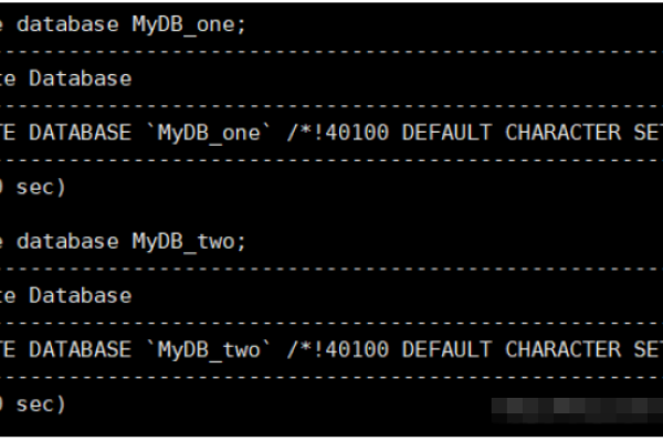 如何使用MySQL命令行创建数据库和表？