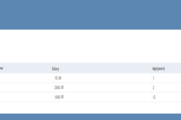 aspnet网页table_table