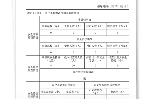 安全报表_查看安全报表