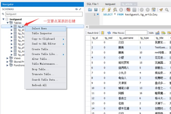 如何从MySQL数据库导出ER图并生成可视化图表？