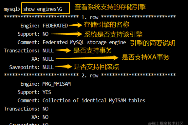 如何在创建MySQL数据库时指定存储引擎？  第1张