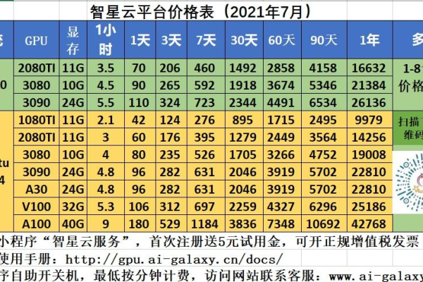 20g云服务器的年费是多少？