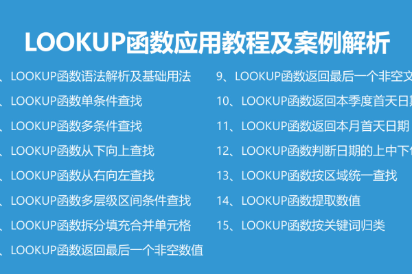 如何高效运用lookup函数？掌握lookup函数的使用技巧  第1张