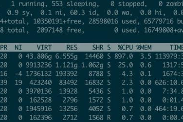 如何在Linux系统中检查计算机的内存使用情况？