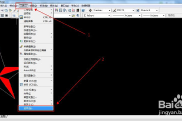 如何在CAD 2007中调整光标大小？