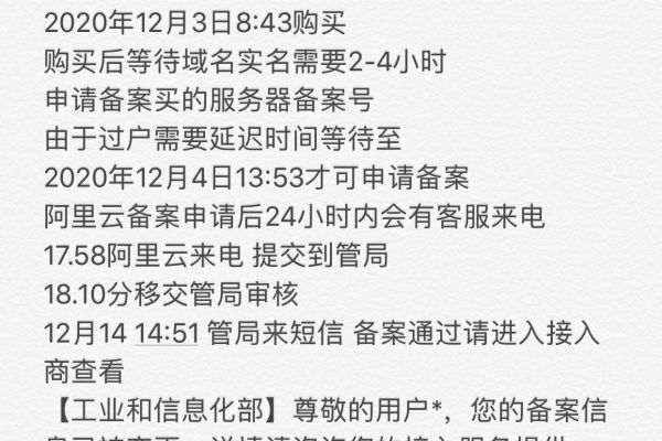 从完成域名注册到备案申请，需要等待多长时间才能启动流程？