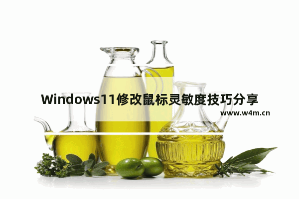 如何调整Windows 11系统中的鼠标灵敏度？