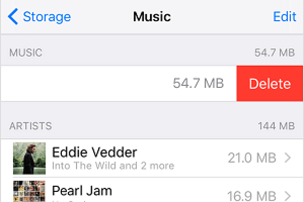 苹果如何删除音乐文件
