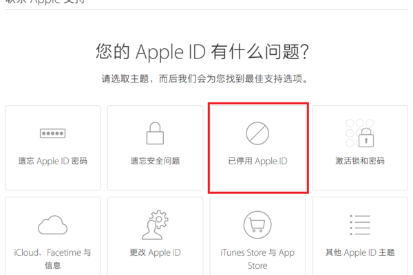 苹果id停用如何恢复