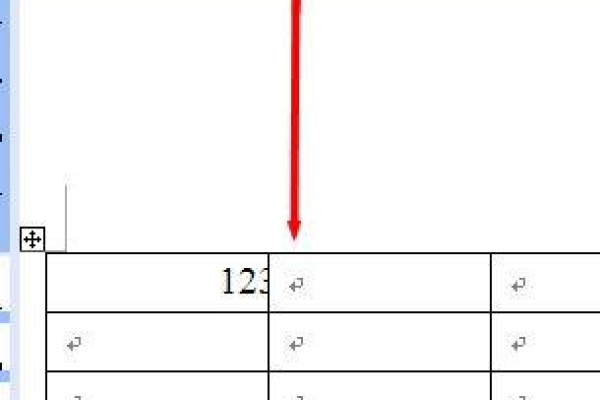 为什么做的word表格数字会往后去掉  第1张