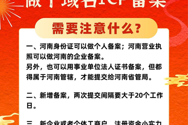 河南域名备案为什么那么重要,河南域名备案流程及注意事项