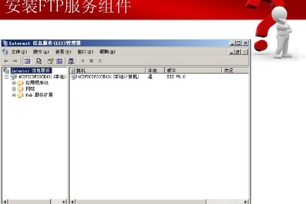 如何在Windows 2003服务器上成功安装并配置IIS 6.0及其内置FTP服务器？