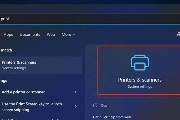 如何解决Win11系统中无法搜索到打印机的问题？  第1张