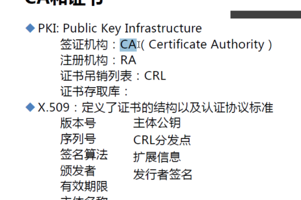 服务器证书和CA证书有何不同，它们各自的作用是什么？