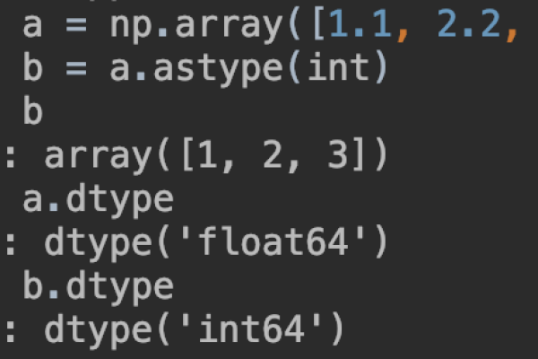 如何正确使用numpy中的astype函数进行数据类型转换？