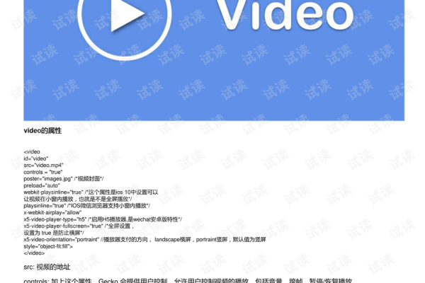 探索HTML5: video标签如何革新网络视频体验？