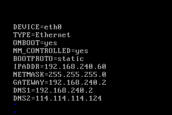 修改一台 ECS 实例专有网络 VPC 属性的方法（修改/etc/sysconfig/network）