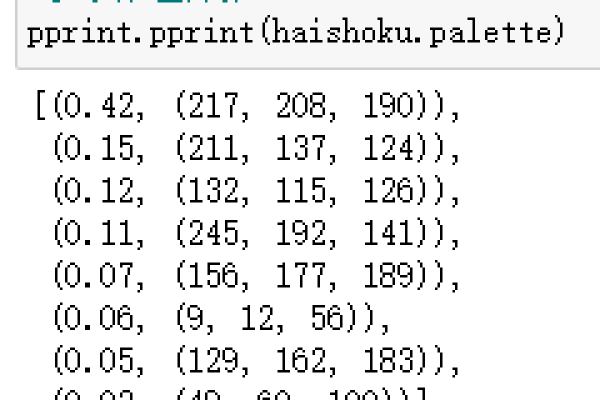 python矩阵_颜色矩阵