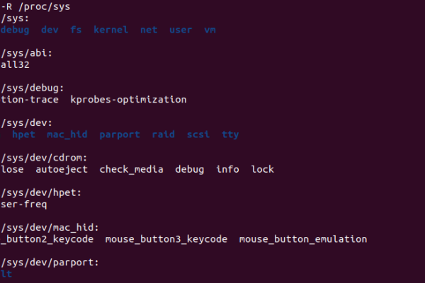 Linux命令–sysctl  第1张