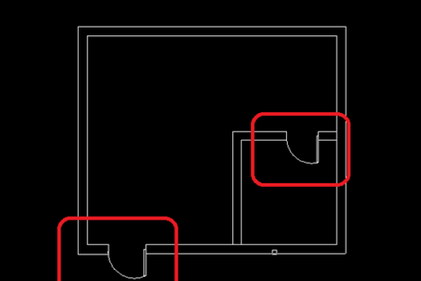 cad如何画门洞