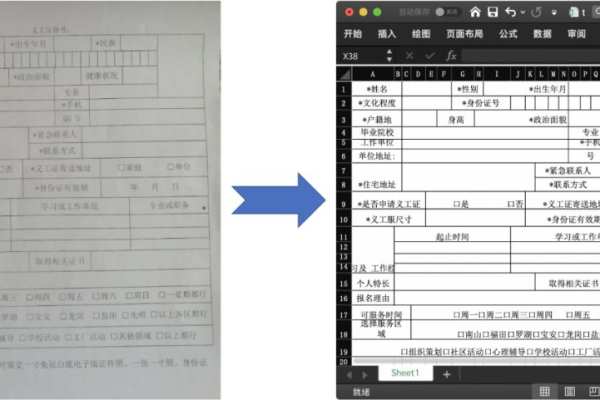 文字识别OCR中识别图片，图片中有个表格，怎么把识别出来的内容和表头对应起来呢？