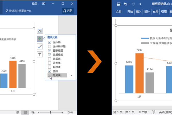 怎么制作word图表