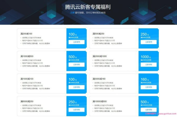 腾讯云云主机优惠活动有哪些？以及新老客户优惠折扣哪里领？