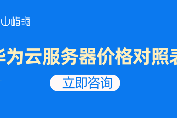 华为云服务器价格表官网  第1张