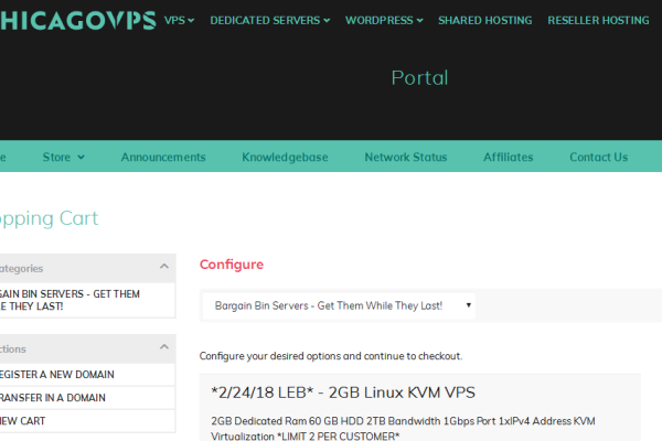 ChicagoVPS：$6/月/2GB内存/50GB SSD空间/2TB流量/1Gbps/KVM/免费Windows/洛杉矶/纽约