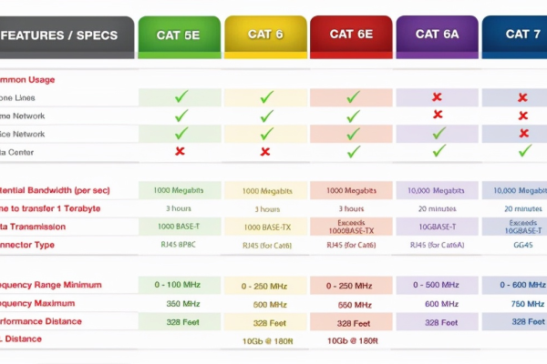 cat6a和cat6a的区别（cat6a和cat7）