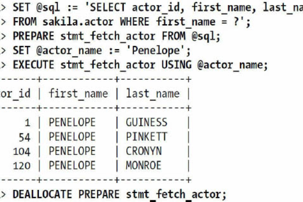 mysql 游标使用