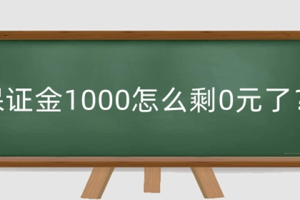 淘宝店铺保证金为何突然归零？揭秘1000元消失之谜  第1张