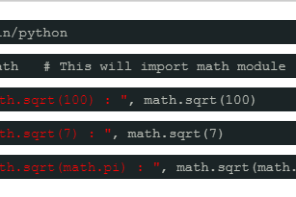 python中sqrt函数的用法