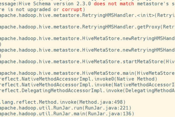 hive元数据同步报错