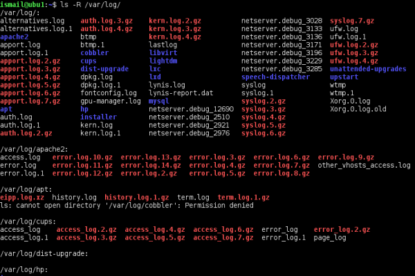 Linux系统日志存放位置/var/log