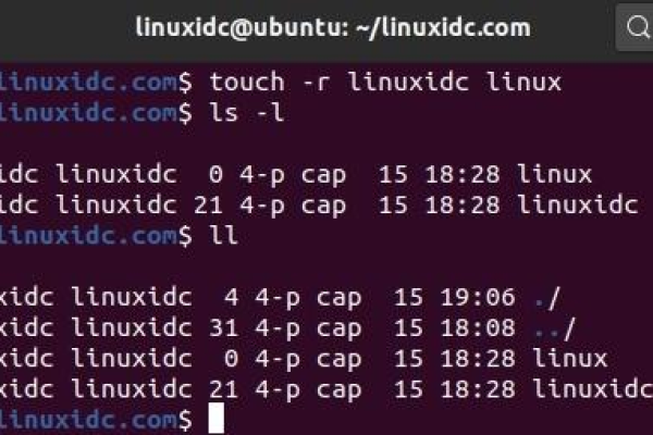 一个简单的linux命令 touch