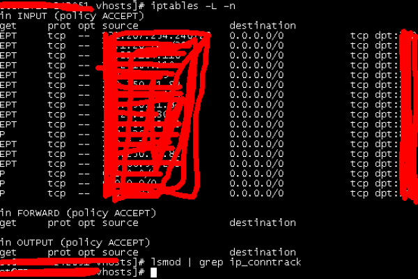 iptables提示nf_conntrack: table full, dropping packet解决办法