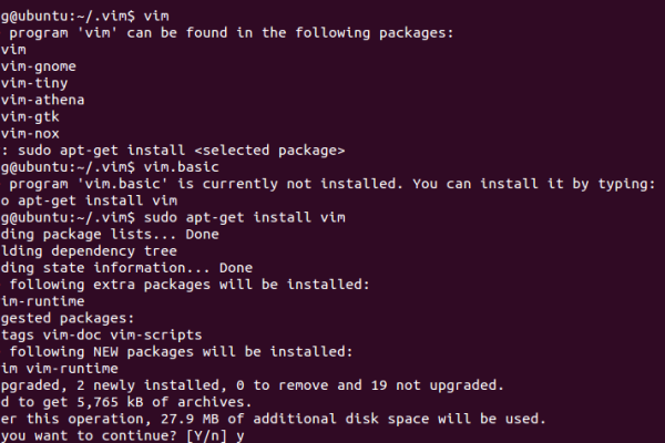 在Ubuntu下配置VIM  第1张